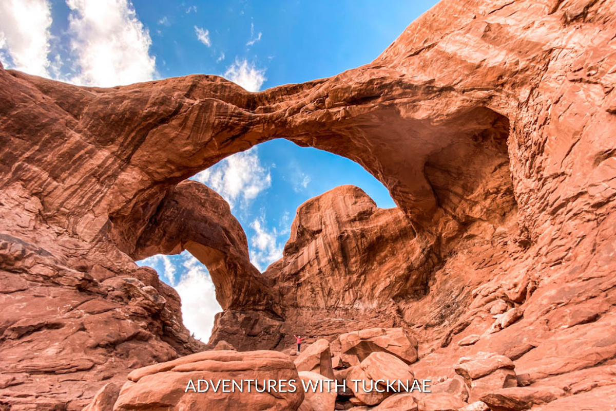 Double Arch Hiking Trail In Arches National Park