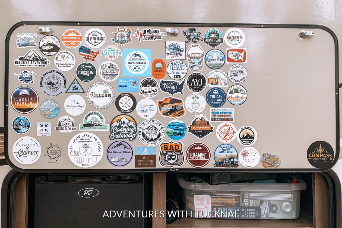 Where to put your RV stickers