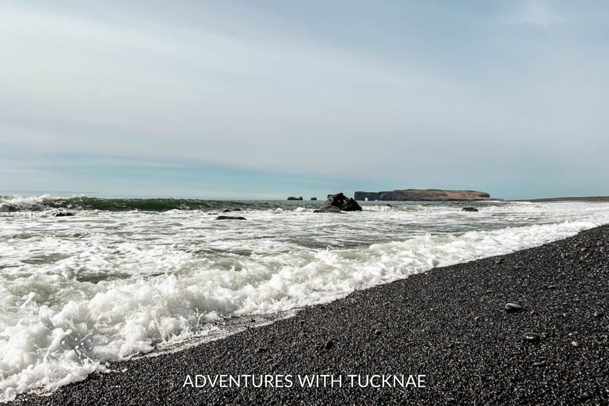 Black sand beach near Vik Iceland