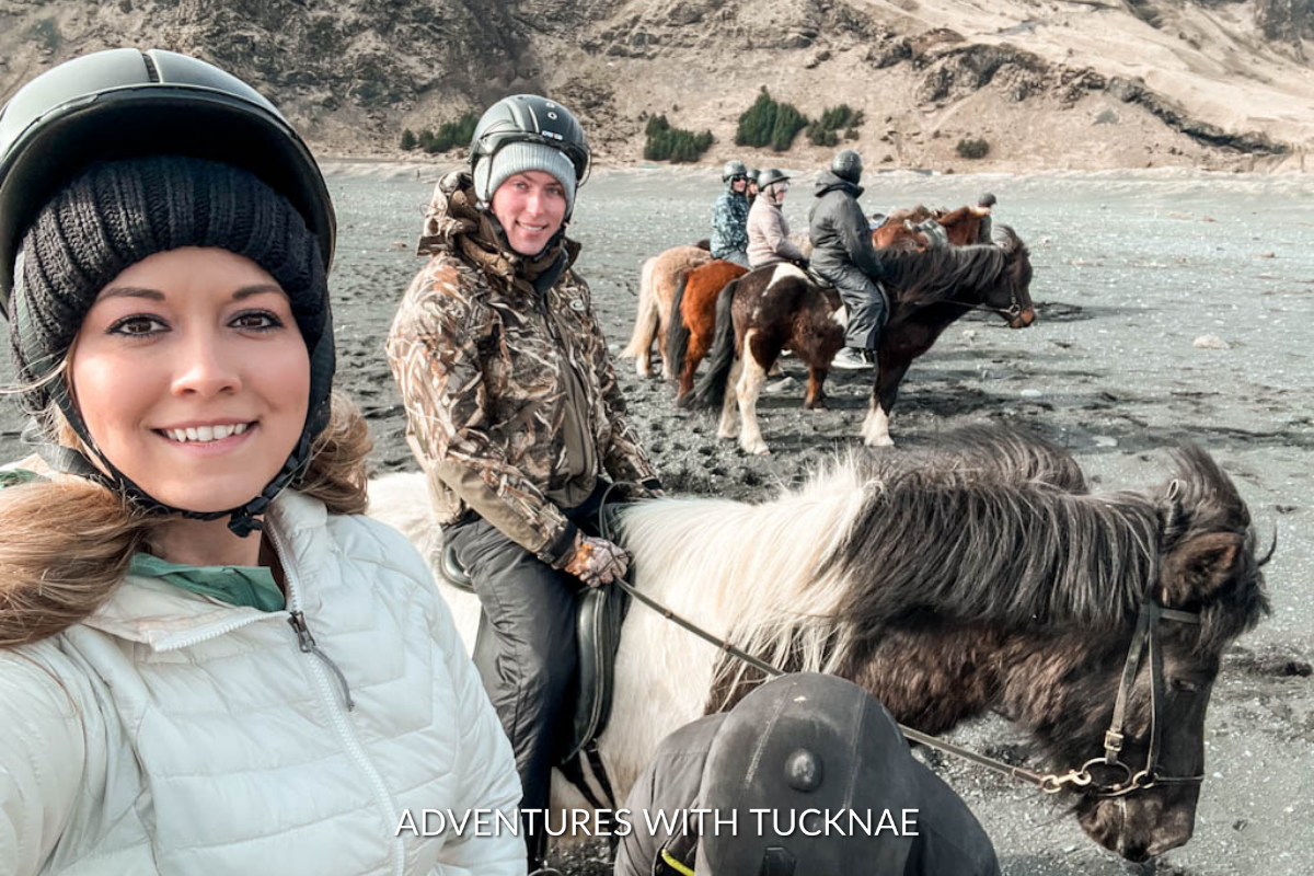 Horseback riding Vik Iceland