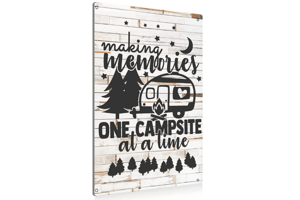 Decorative Camping Sign