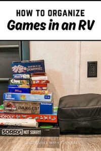 How to Organize Games in an RV Camper