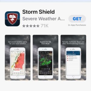 Storm Shield Weather App for Boondockers in the ios app store