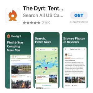 The Dyrt: Tent and RV Camping App in the ios app store