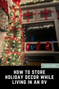 How To Store Holiday Decor While Living In An RV