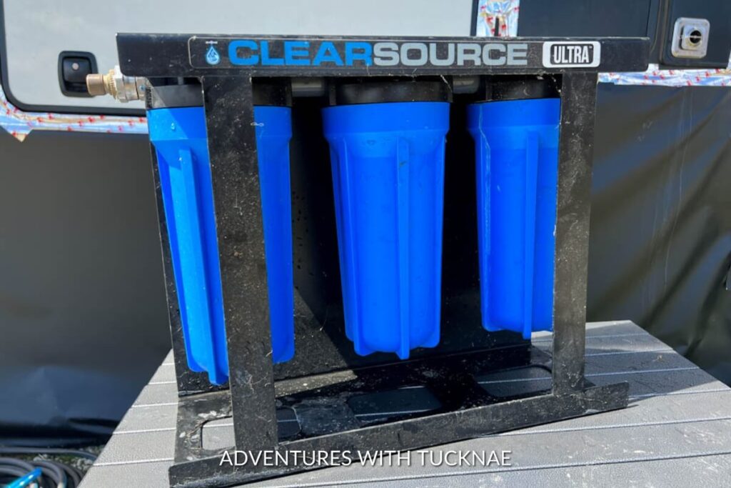 A Clearsource Ultra water filtration system