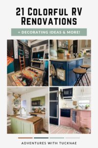 21 Colorful RV Renovations + RV Decorating Ideas