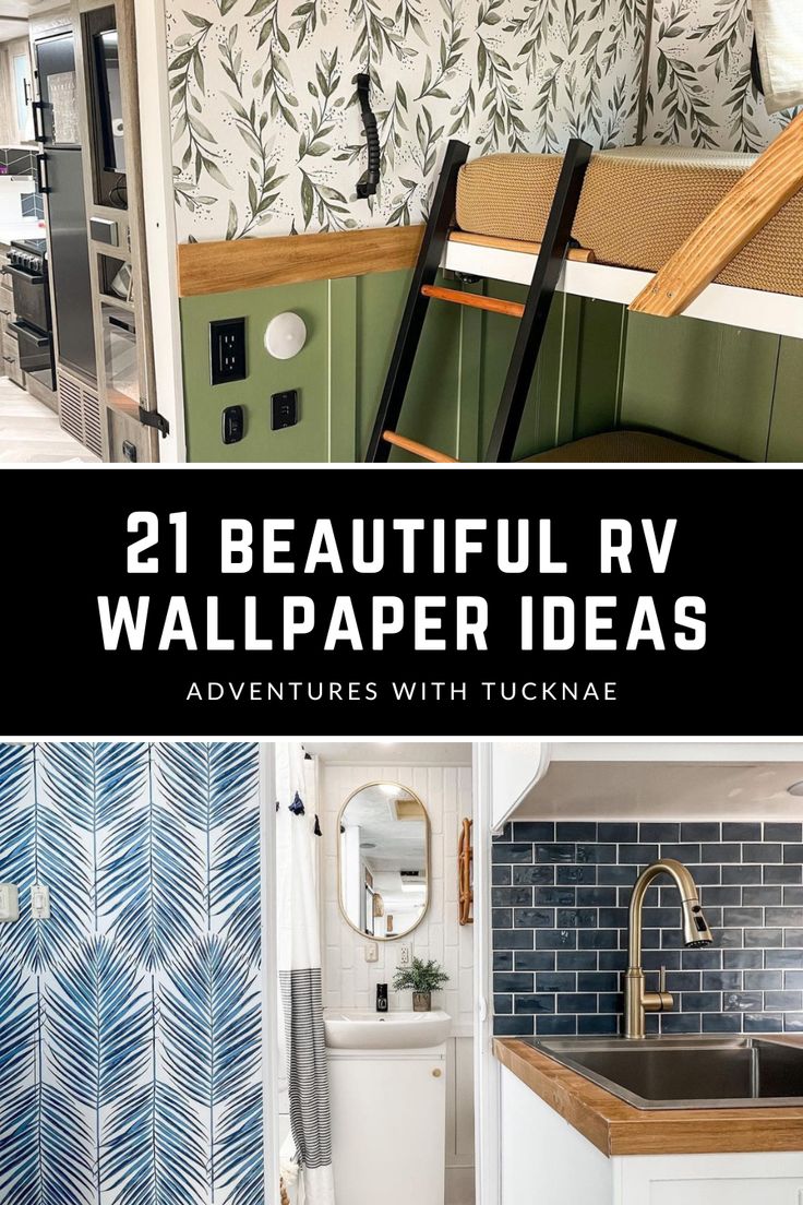 21 Beautiful RV Wallpaper Ideas for DIY Camper Renovations